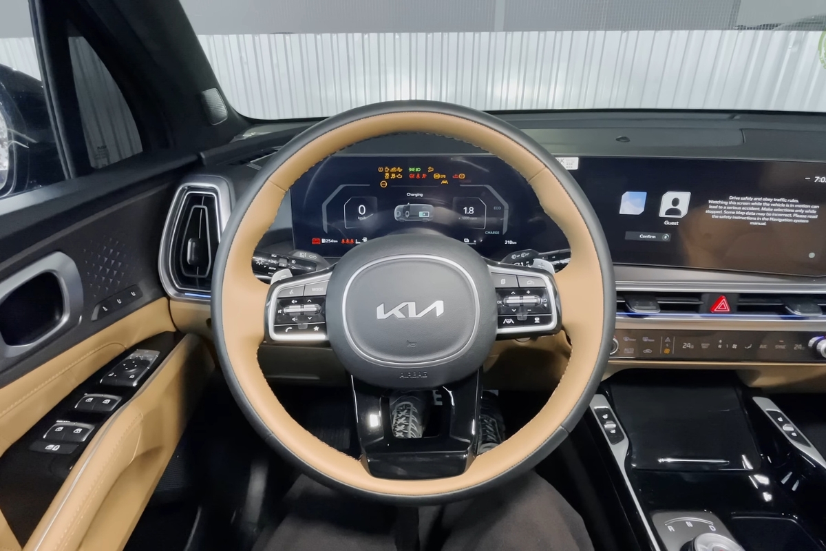 unutrašnjost kie sorento